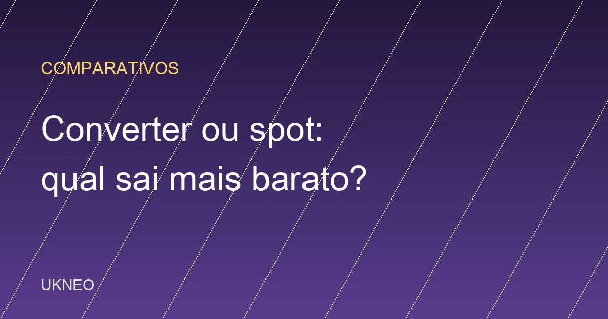 Converter ou spot na Binance: qual sai mais barato?