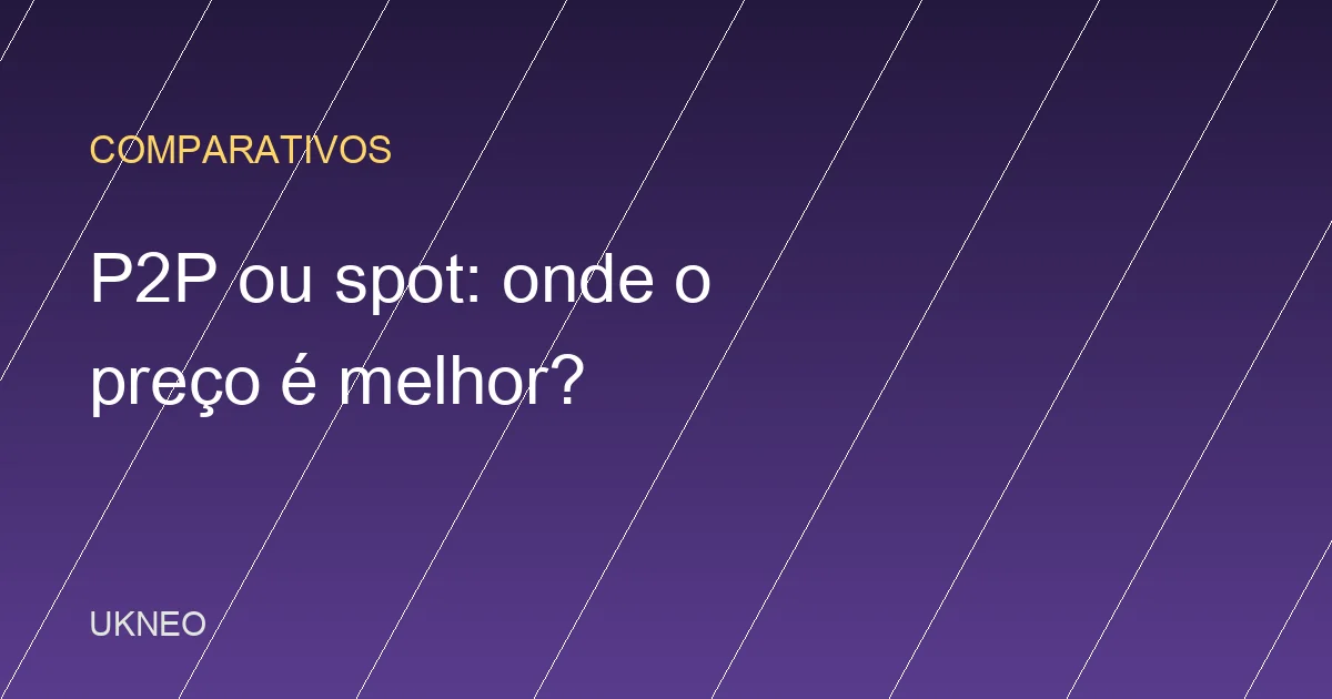 P2P ou spot na Binance: onde o preço é melhor?