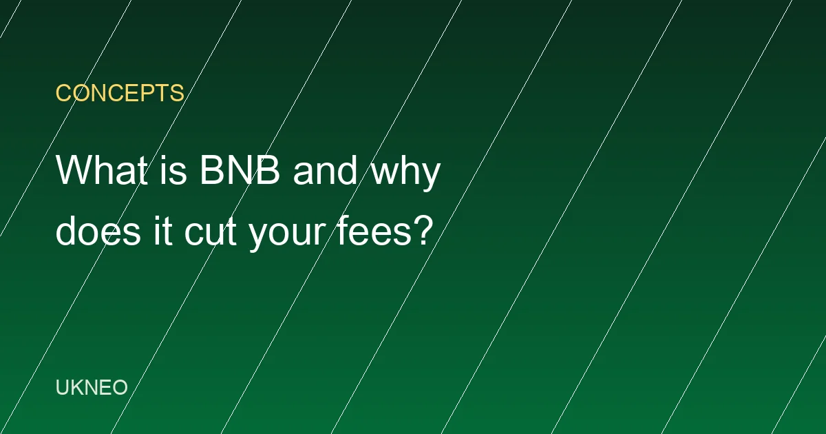 What Is BNB and Why Does It Cut Your Binance Fees?